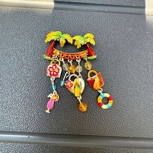 Island Vibe Florida Style Brooch Vintage GUC